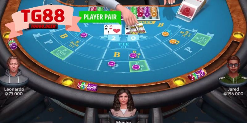 Baccarat TG88 là game hay cực cuốn tại nền tảng